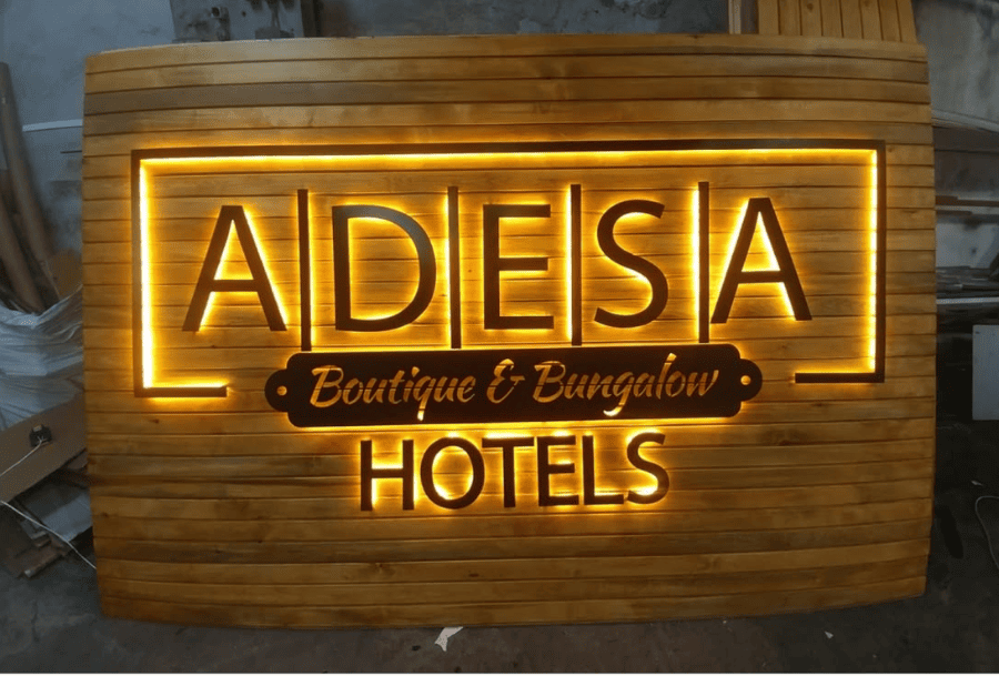 restaurants signboard